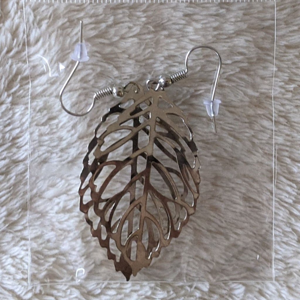 Free Gift Silver Leaf Boho Earrings New 6$